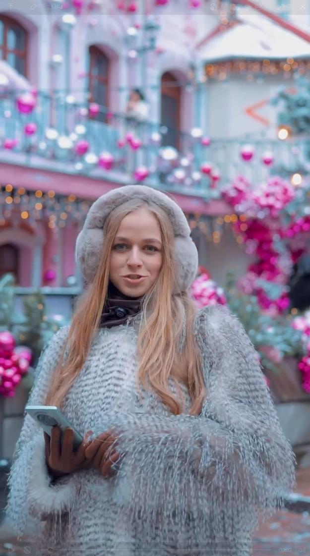 Съёмка тик ток рилс зимой в Минске