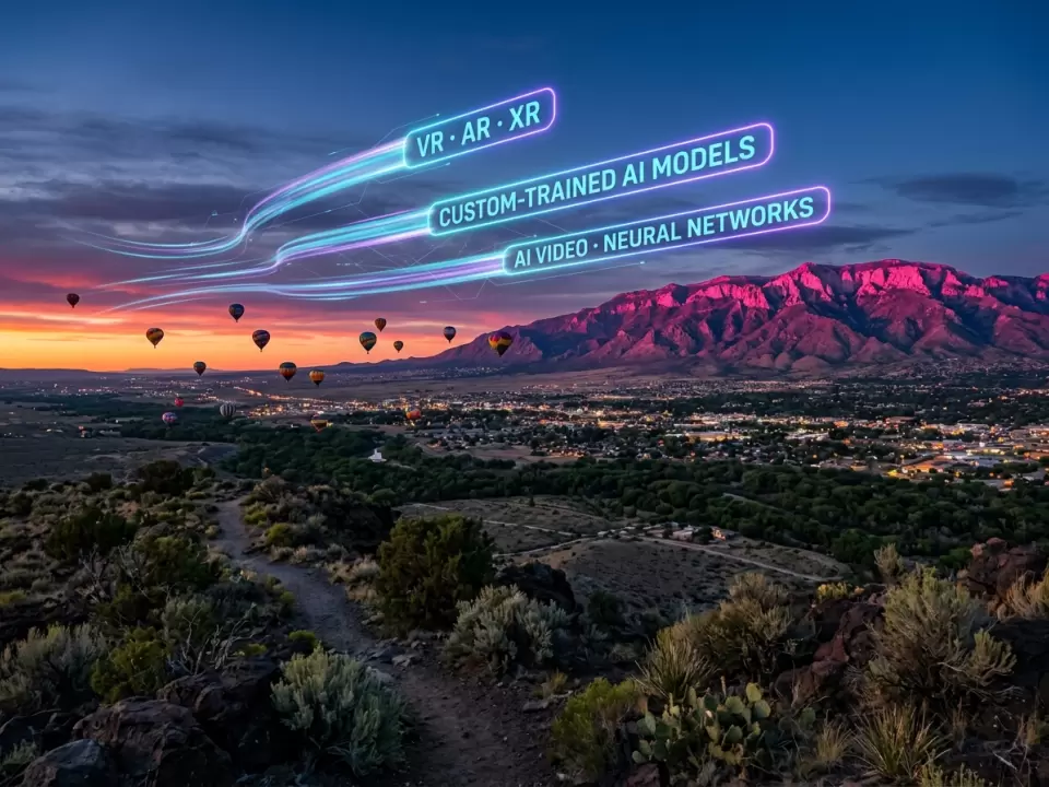 AI Video & VR/AR/XR Production, Built for Albuquerque