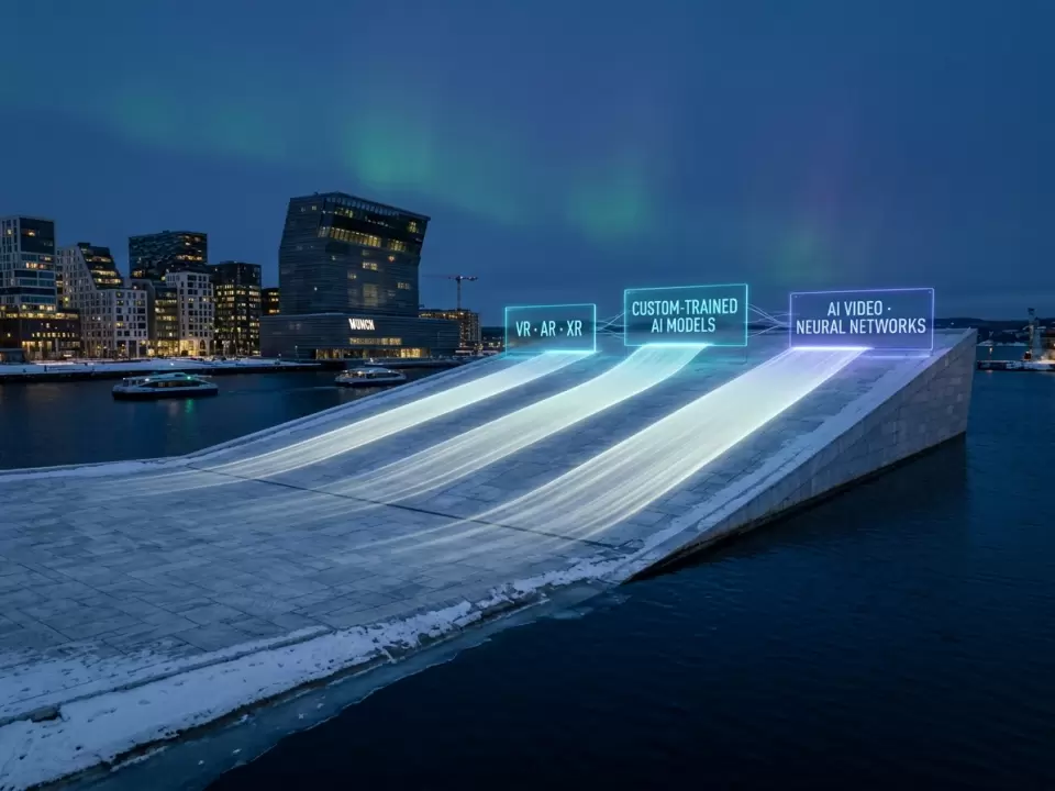 AI-video og VR/AR/XR-produksjon i Oslo