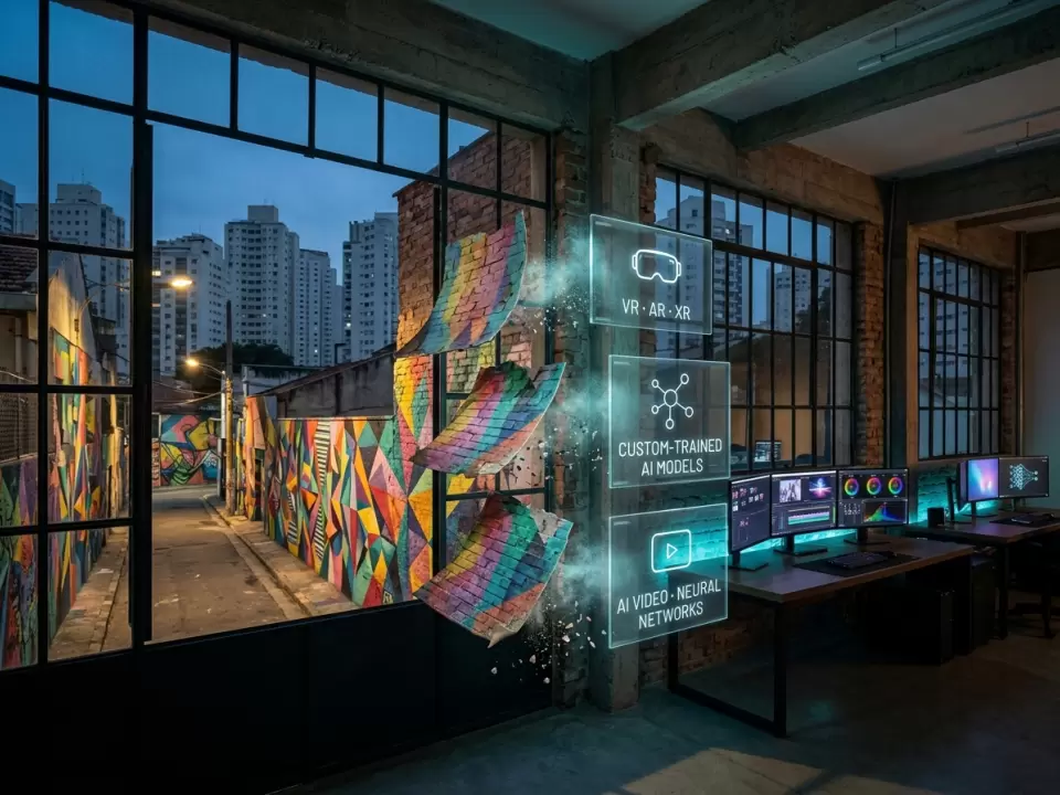 Produção de Vídeo IA e VR/AR/XR em São Paulo
