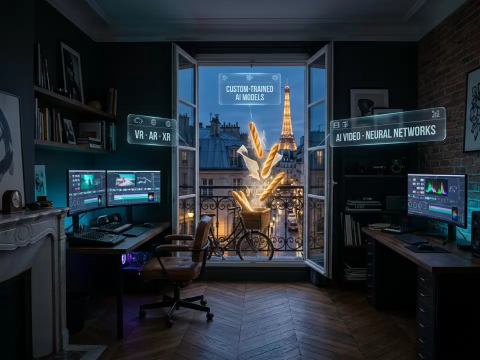 Production Vidéo IA et VR/AR/XR à Paris