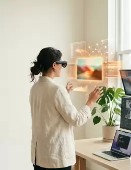 AI video production for brands, restaurants and businesses, combining real footage with creative AI-generated visuals and effects.