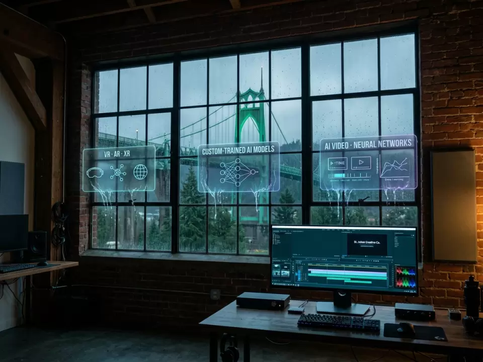 AI Video & VR/AR/XR Production Made for Portland Brands
