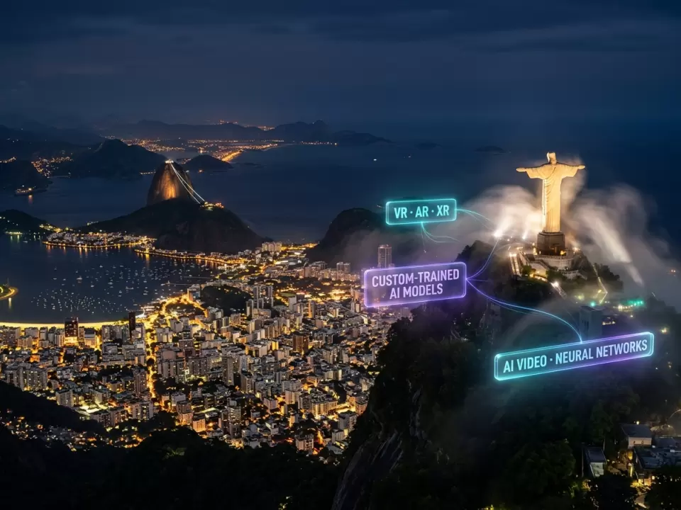 Produção de Vídeo IA e VR/AR/XR no Rio de Janeiro