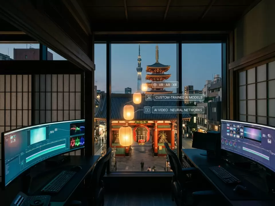 東京のAI動画・VR/AR/XR制作