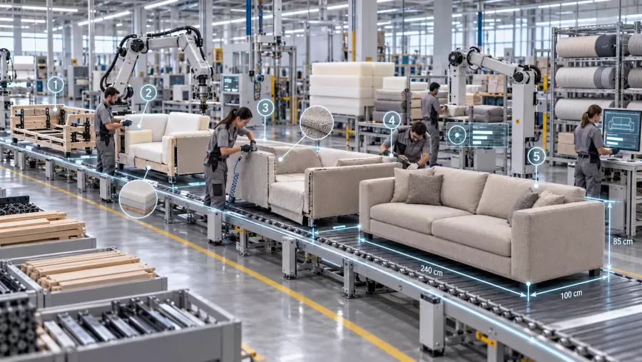 Eight AI Ads for a Furniture Manufacturer: How the Project Actually Ran